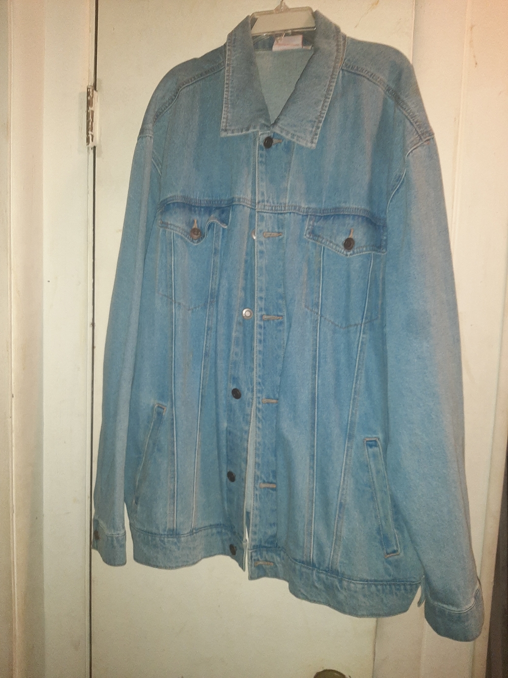 Nickelodeon (ANGELICA) Light Blue Denim Jacket - Men's Button-Front Jacket